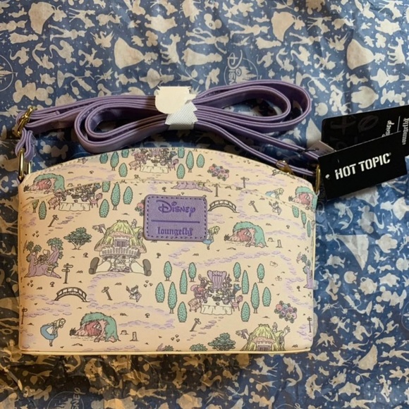 Disney Handbags - SOLD NWT Disney Alice in Wonderland Map Handbag